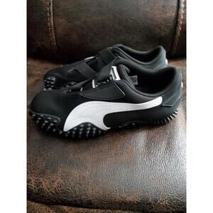 PUMA Mostro Perforated Leather Pack Black White 397331-02